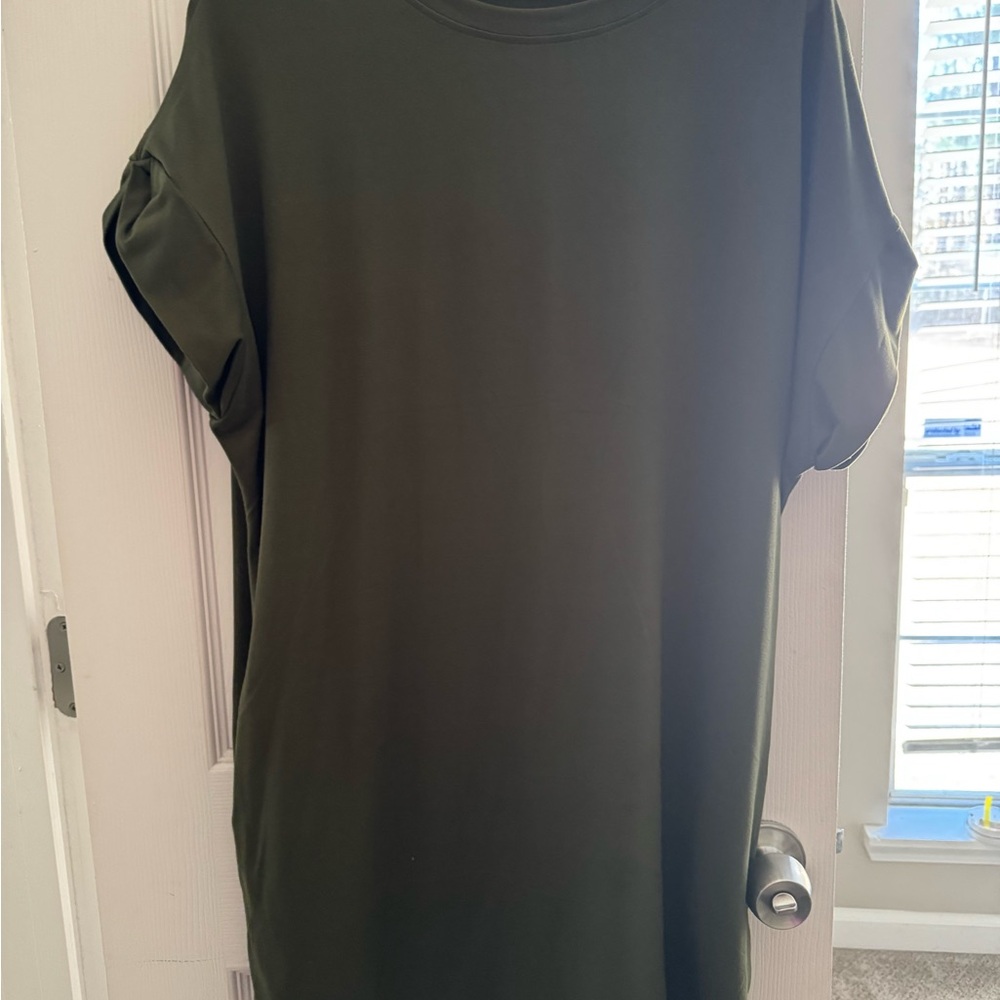 SHEIN Dark Green Mini Dress